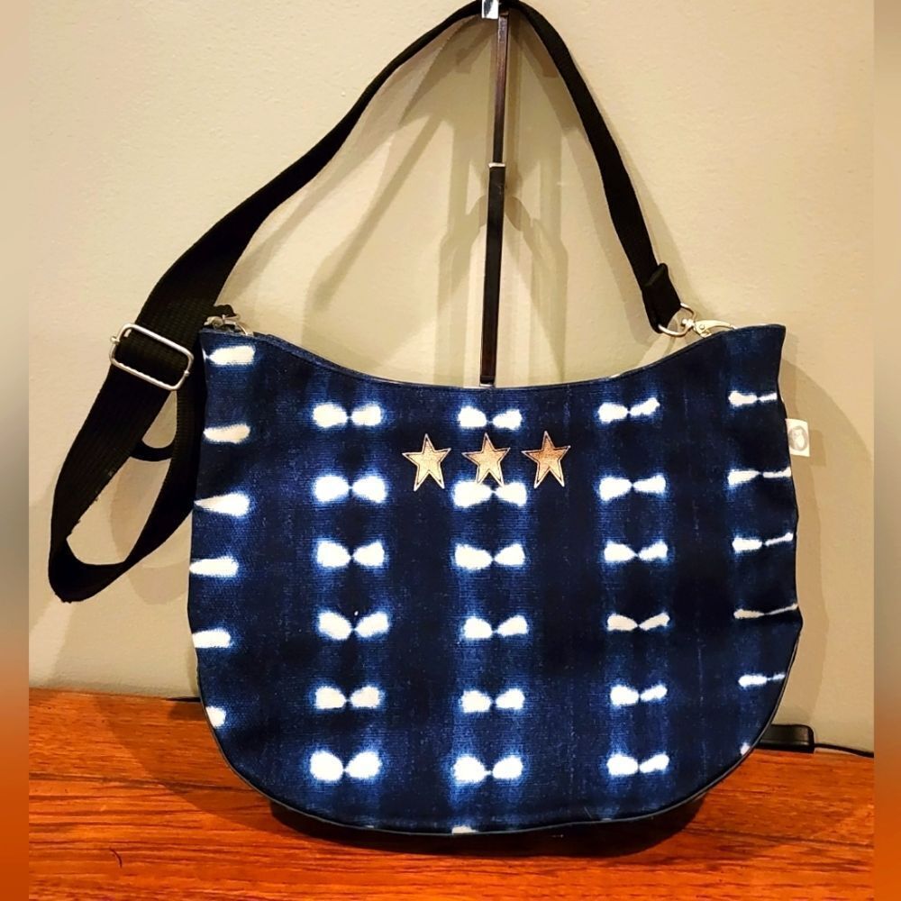 NEW Quilted Koala Basics City Bag Blue Shibori